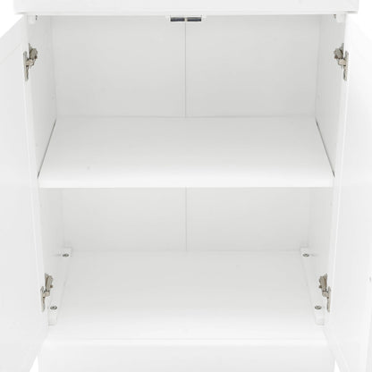 Crosley Brands Stanton 2Pc Glass Door Pantry Set White - 2 Pantries