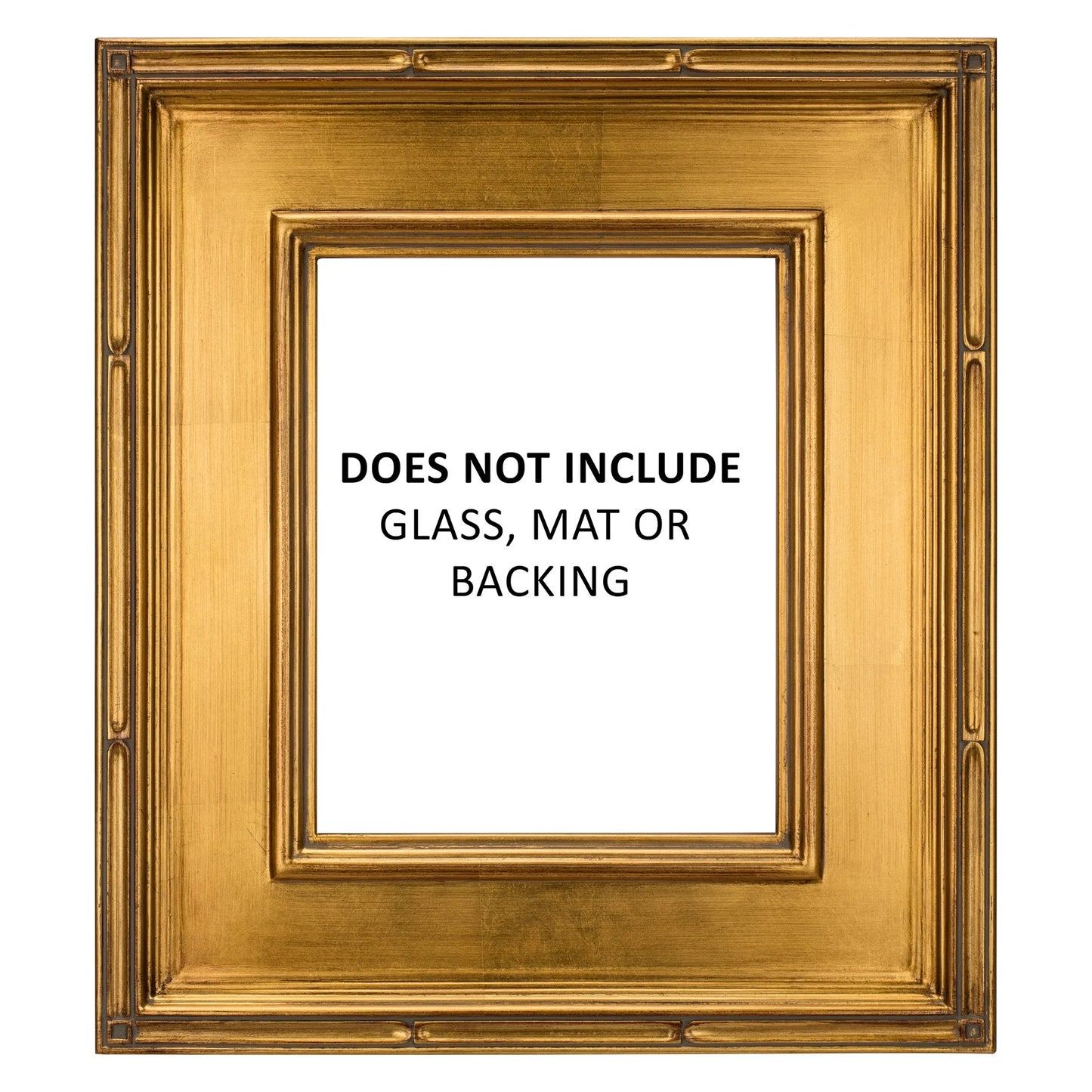 Creative Mark Museum Plein Aire Ornate Picture Frame - 11x14" - Gold Leaf - Pack of 2, High-End Antique Style Frames - Open Back with No Glass or Backing