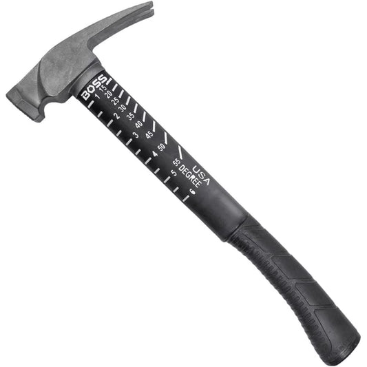 Boss BH14TIPFM 14oz. Titanium Hammer with Fiberglass Handle - Made in USA