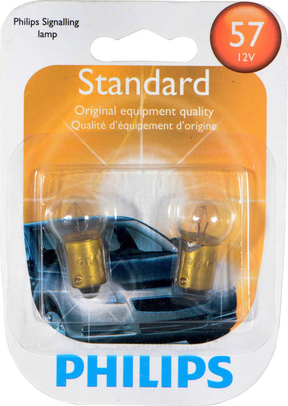 Philips Standard Miniature 57, Ba9S, Glass, Always Change In Pairs!