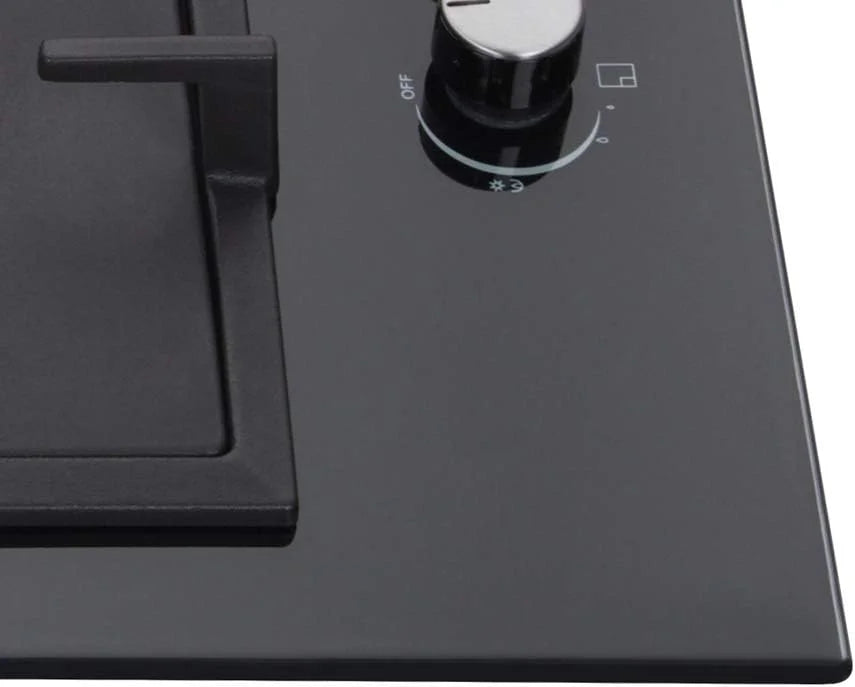 K& H 4 Burner 24 Inch Built-in LPG/Propane Gas Stove Top Glass Surface Cast Iron Cooktop UL/ETL Certified 4-GCW-LPG