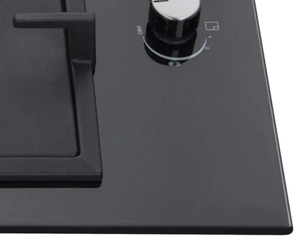K& H 4 Burner 24 Inch Built-in LPG/Propane Gas Stove Top Glass Surface Cast Iron Cooktop UL/ETL Certified 4-GCW-LPG
