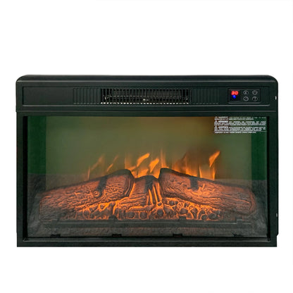 Electric Fireplace TV Stand for 65" TV, Farmhouse TV Stand for Living Room with Adjustable Shelves and Glass Doors, Media Console with Wireless Remote Control Virtual Flame Fireplace, Gray