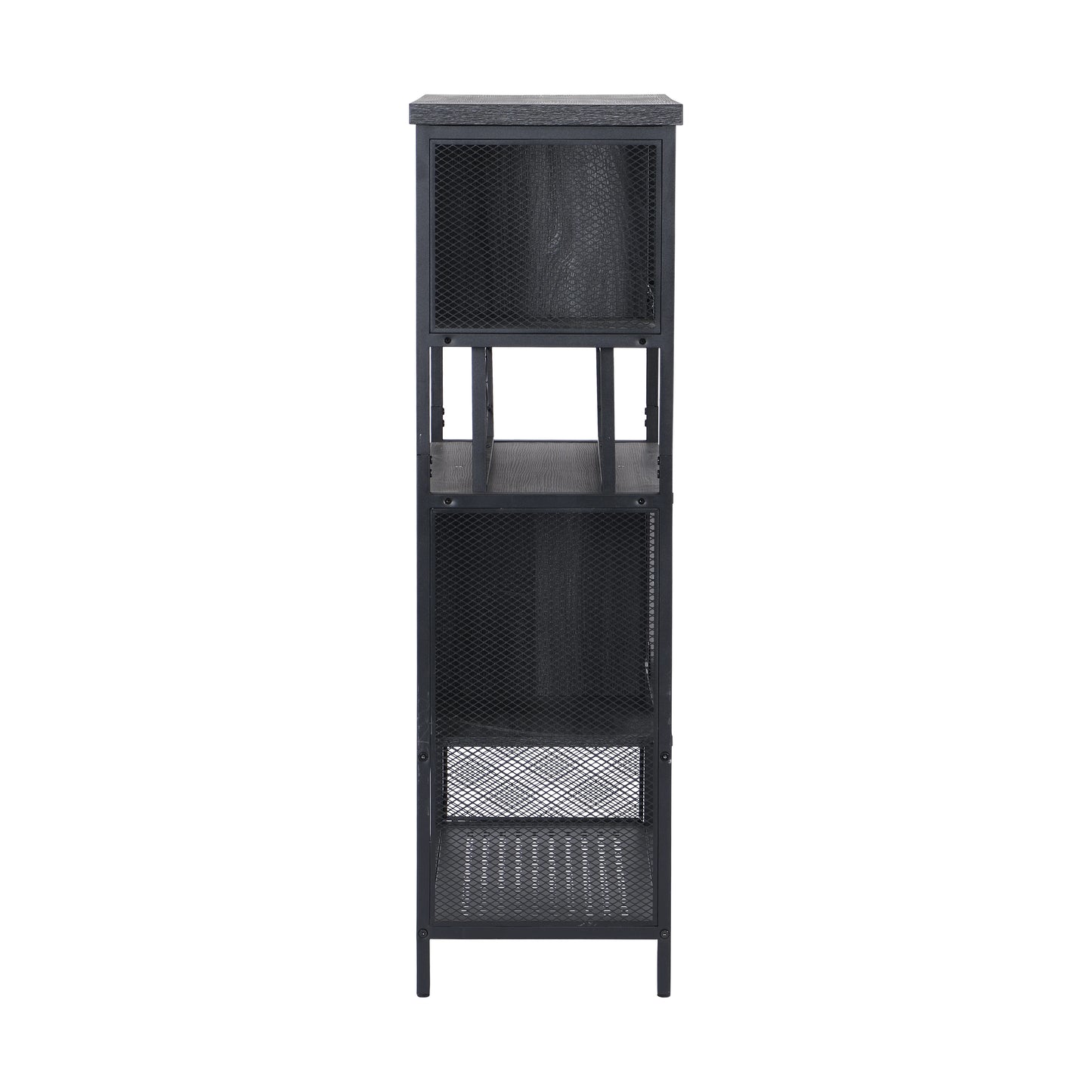 Industrial Bar Cabinet with Wine Rack, Rustic Wine Cabinet for Liquor and Glasses, Farmhouse Coffee Bar Cabinet with Storage, Rustic Buffet and Sideboard for Dining Room, Living Room, Kitchen, L0153