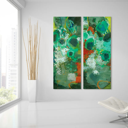 Empire Art Direct Lolly II Frameless Free Floating Tempered Glass Panel Graphic Wall Art, 63" x 24" x 0.2", Ready to Hang