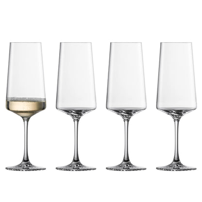 Zwiesel Echo Champagne 13.4 oz Glasses, Set of 4