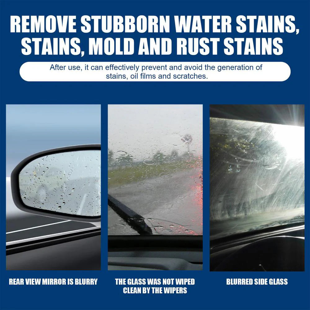 Tohuu Car Glass Polishing Compound Glass Coat Paint Protection 50ml Ceramic Coating Windshield Hydrophobic Protection For Glass With Sponge Car Exterior Restorer Waterless Car Wash. competent