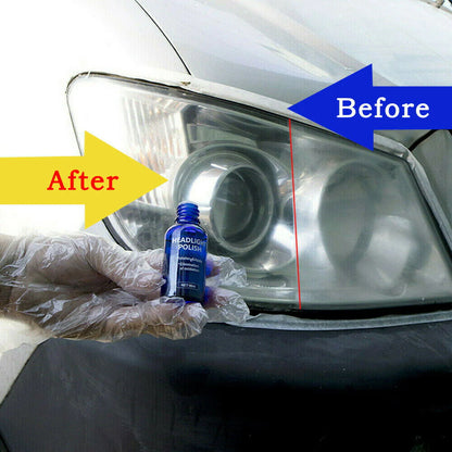 Car Polishing Headlight Repair Refurbishment Liquid Car Light Repair Agent Window Glass Cleaner Car Accessories
