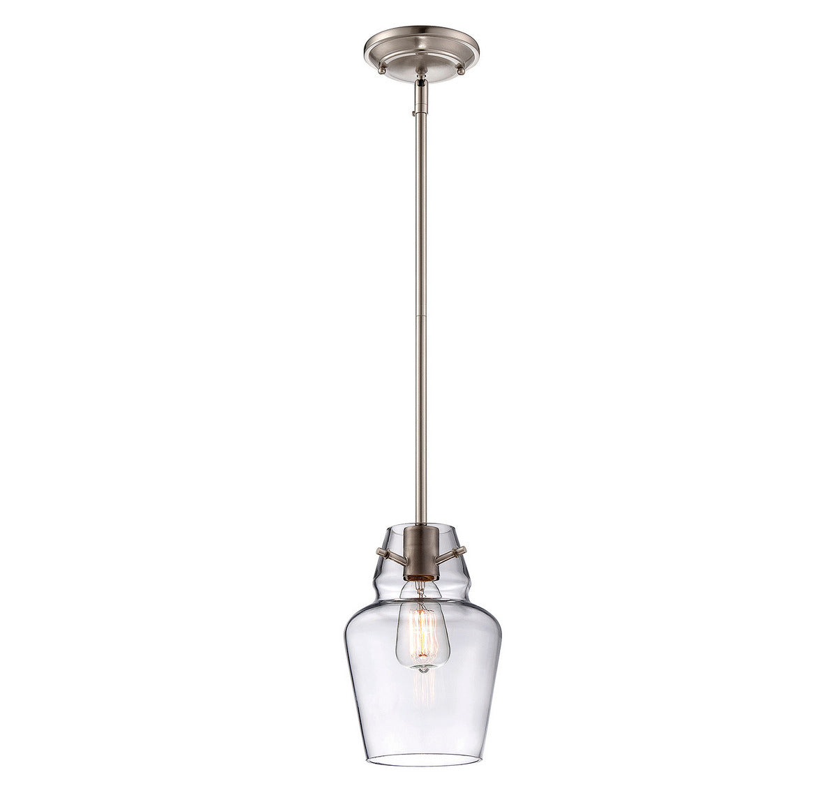 Savoy House Glass Filament Mini Pendant in English Bronze - 7-4134-1-13