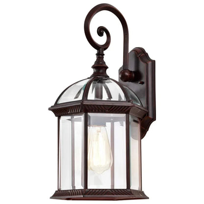 Nuvo 60-4965 - Boxwood - 1 Light - 19" Outdoor Wall W/Clear Beveled Glass