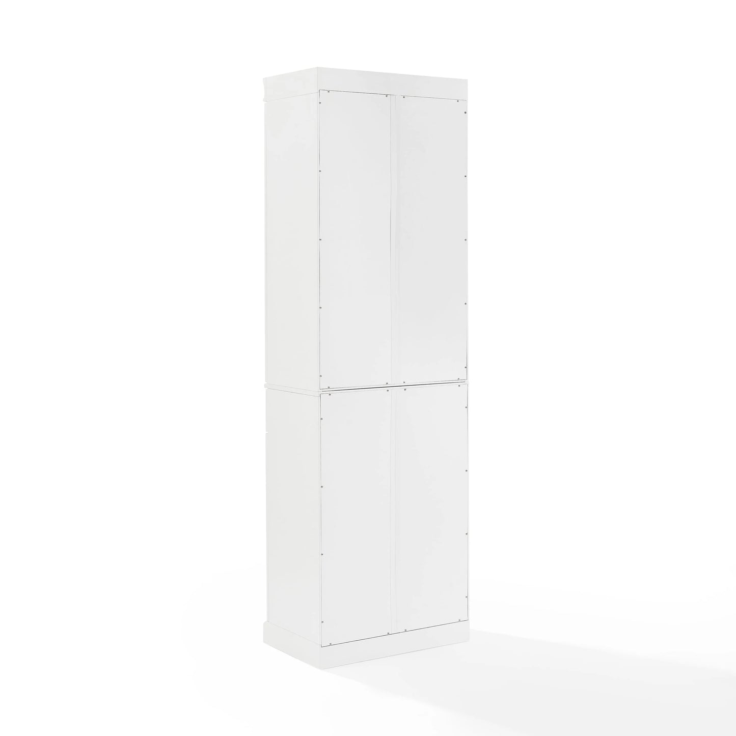 Crosley Brands Stanton 2Pc Glass Door Pantry Set White - 2 Pantries