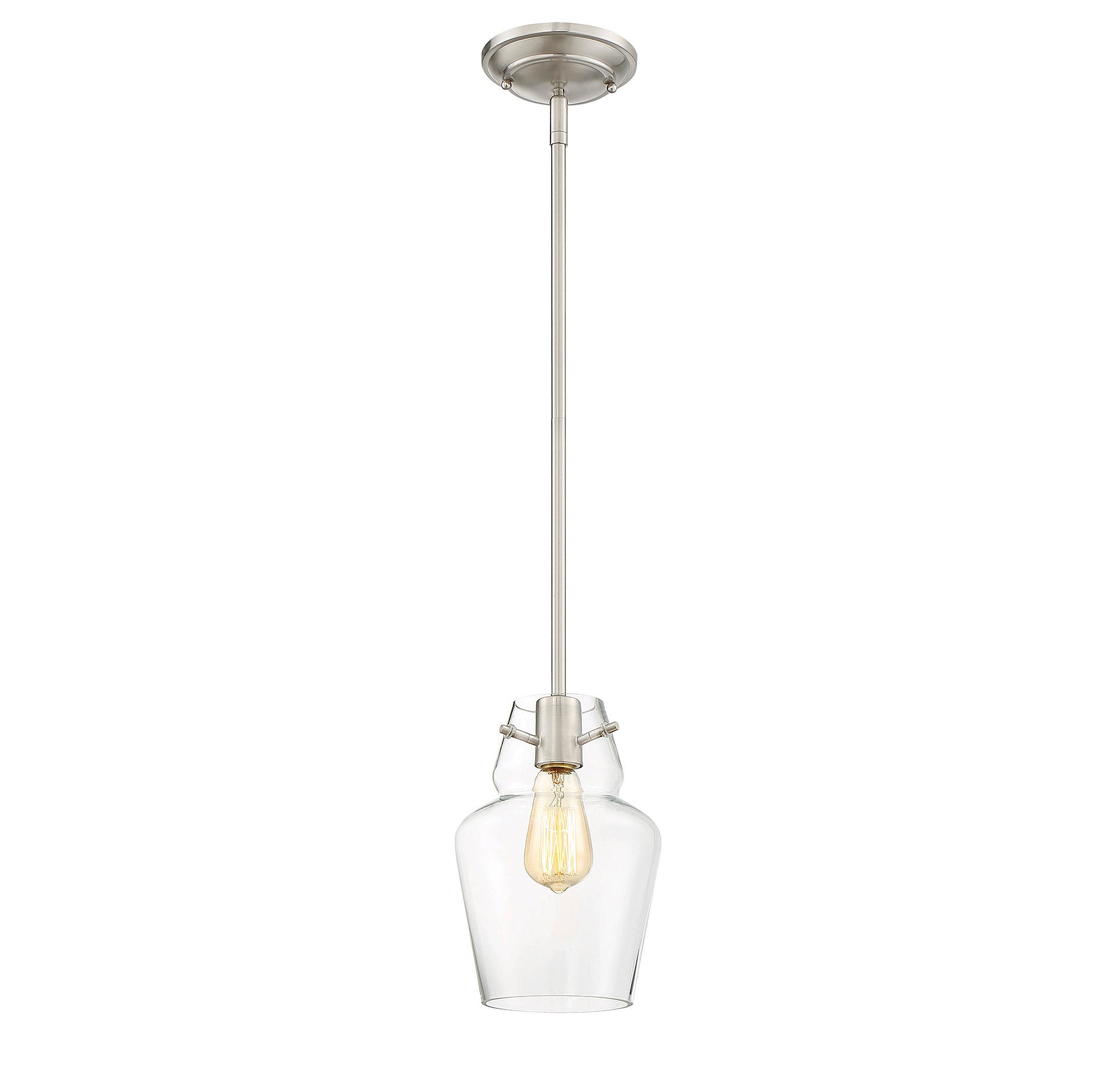 Savoy House Glass Filament Mini Pendant in English Bronze - 7-4134-1-13