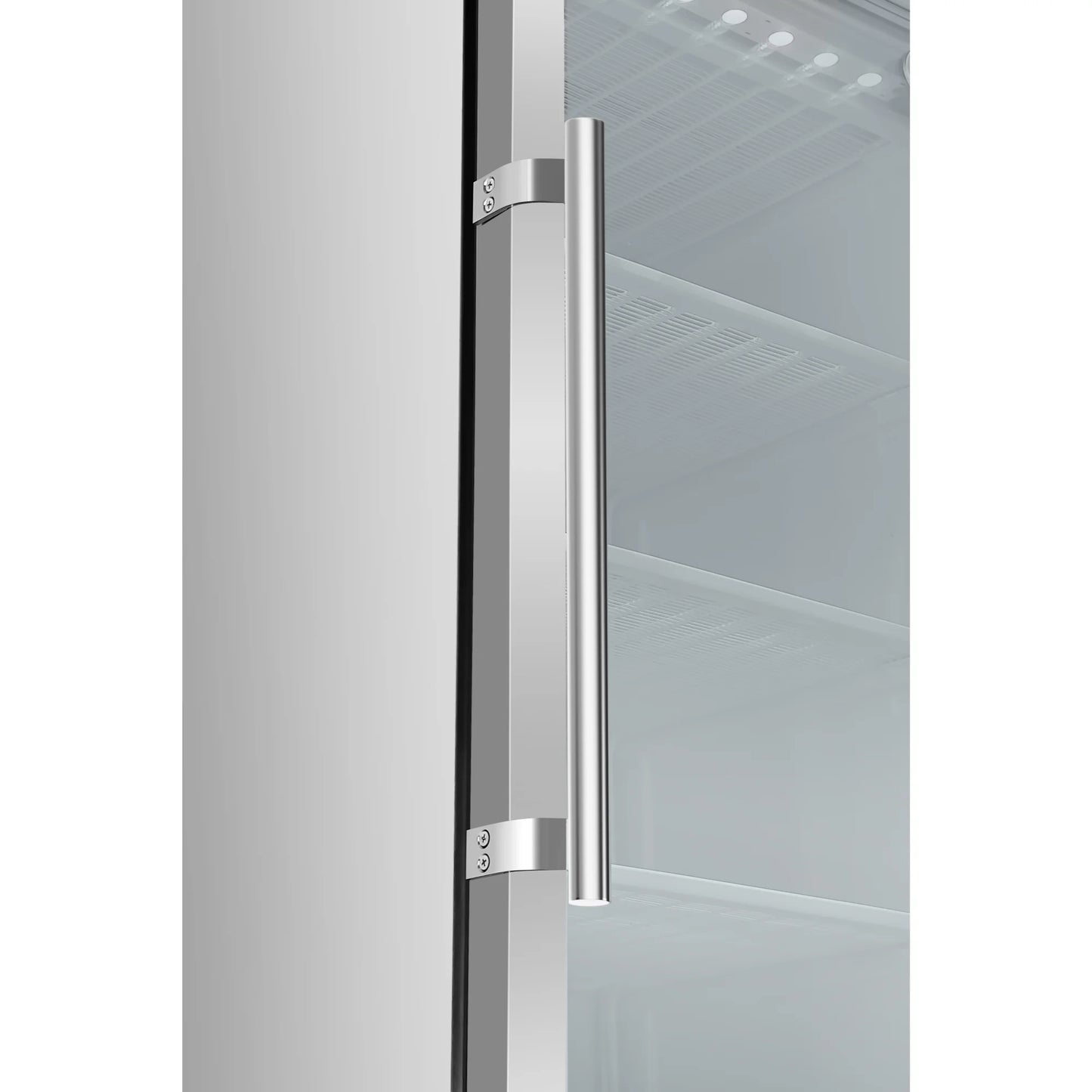 12 Cu. ft. Commercial Freezer with Glass Door in Stainless Steel - Manual Defrost (KM-FMD12SGD)