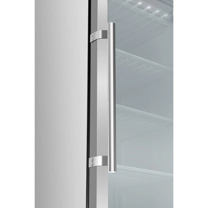 12 Cu. ft. Commercial Freezer with Glass Door in Stainless Steel - Manual Defrost (KM-FMD12SGD)