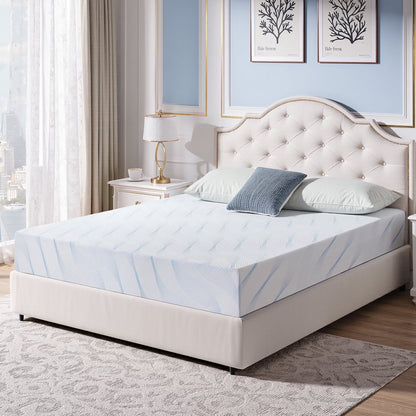 Sailvan Memory Foam Mattress in a Box ,10 Inch Full size Mattress,Medium Firm, Zoned Pressure Relief, Fiberglass free,Certified Safe Foams & Fabric
