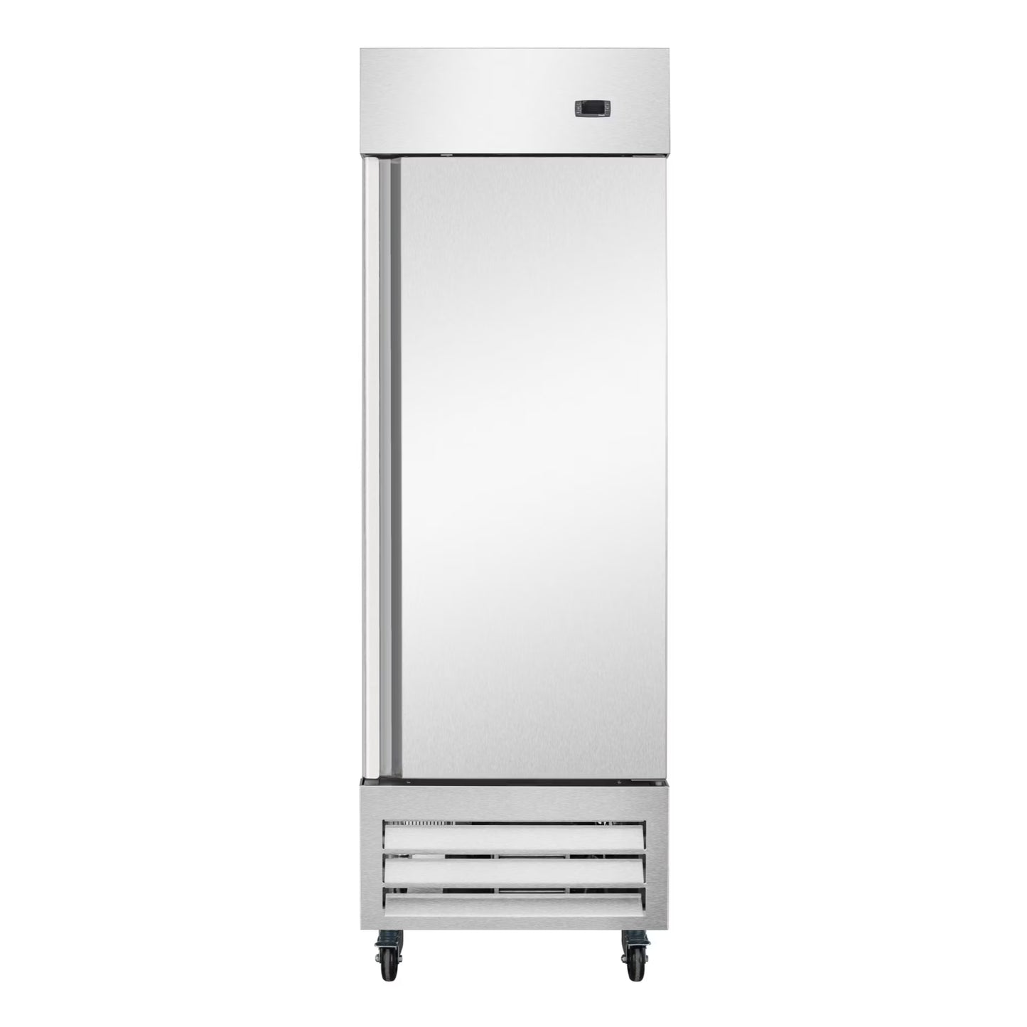 27 in. Commercial One Glass Door Convertible Reach-In Refrigerator/Freezer with 23 Cu. Ft. Capacity in Stainless Steel, ETL Listed (KM-RIC-1DGD)