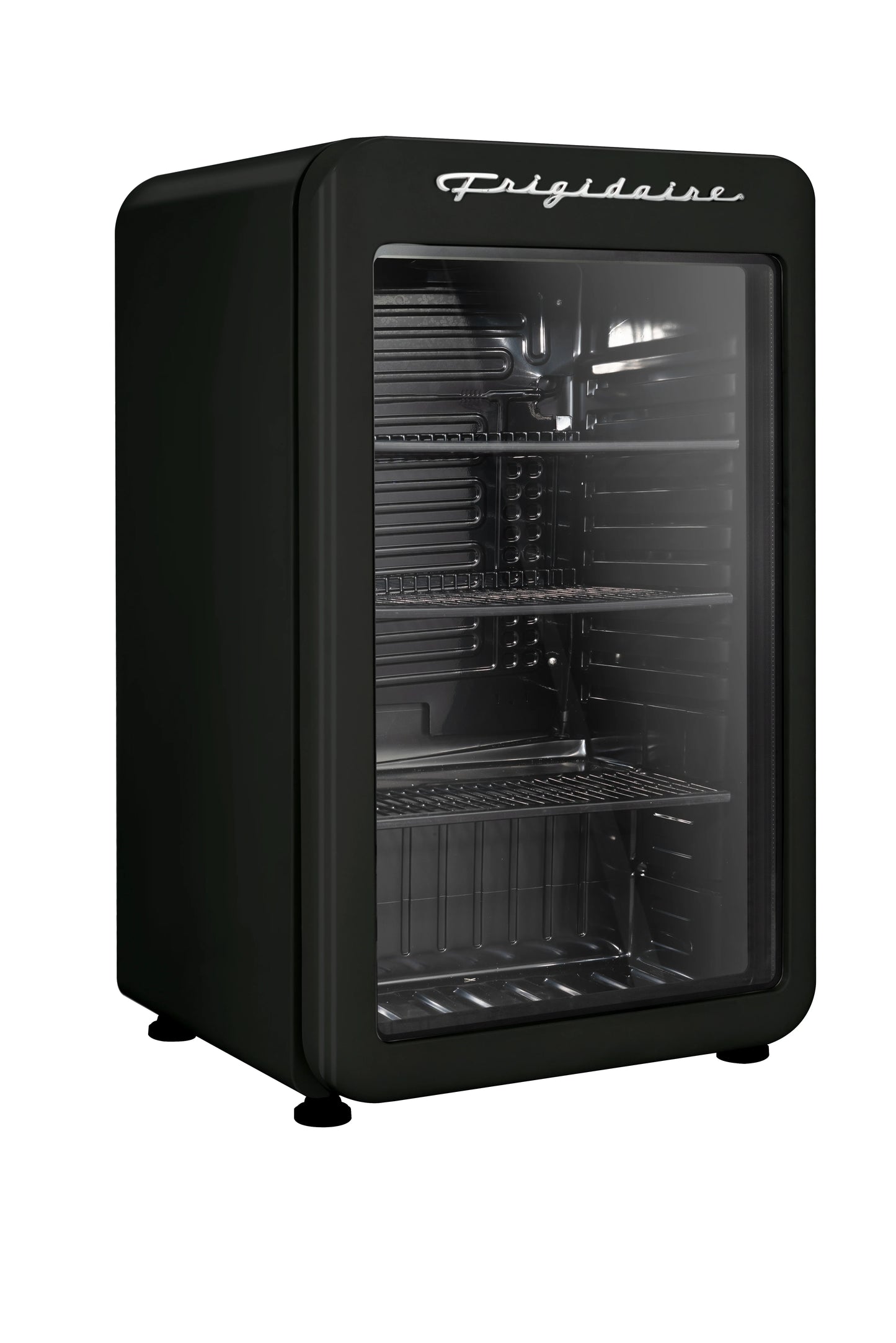 Frigidaire 3.3 Cu. Ft. Retro Refrigerator, Glass Door, Black