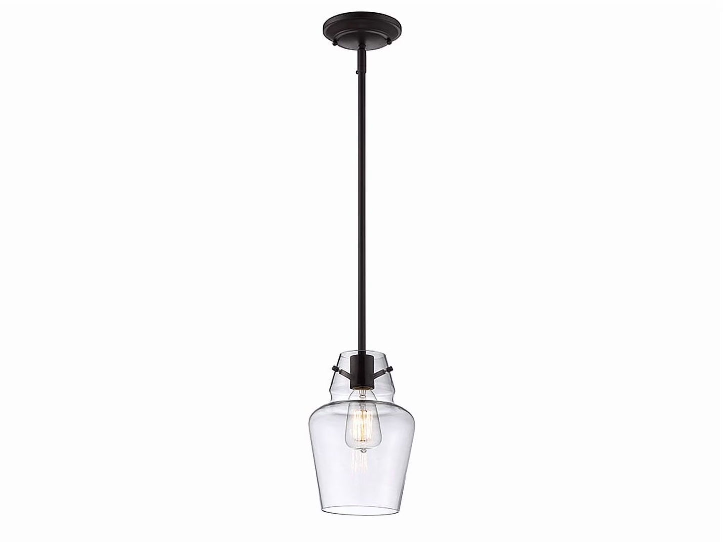 Savoy House Glass Filament Mini Pendant in English Bronze - 7-4134-1-13