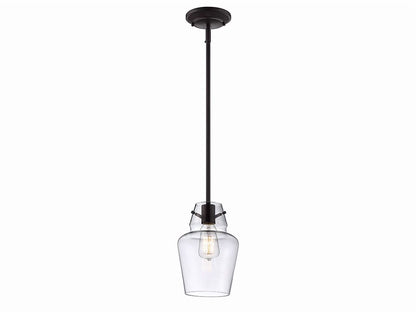 Savoy House Glass Filament Mini Pendant in English Bronze - 7-4134-1-13