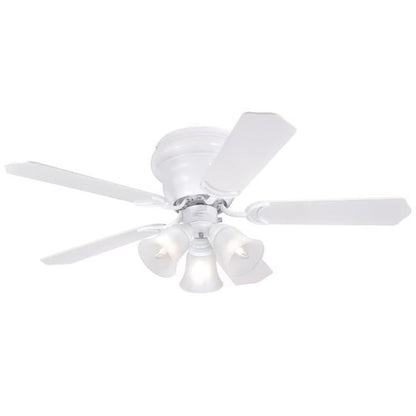 Westinghouse Contempra Trio 42 in. Oil Rubbed Bronze Finish Reversible Blades (Dark Cherry/Walnut) Frosted Glass