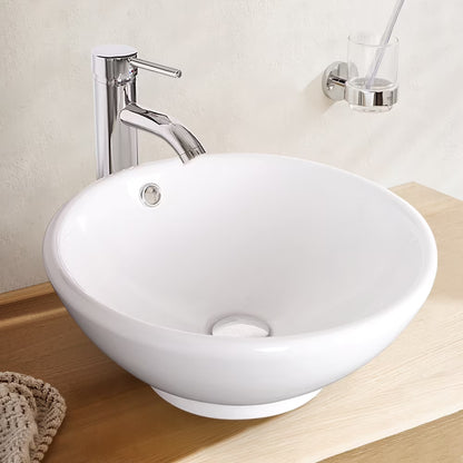 Eclife 16.5" Square Glass Vessel Sink